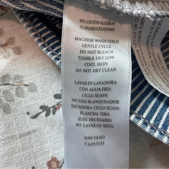 Calvin Klein High Waist Striped Shorts - Picture 7 of 8